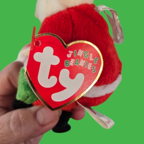 Vintage The Jingle Beanies Collection Santa Plush 2002 - Picture 5 of 11